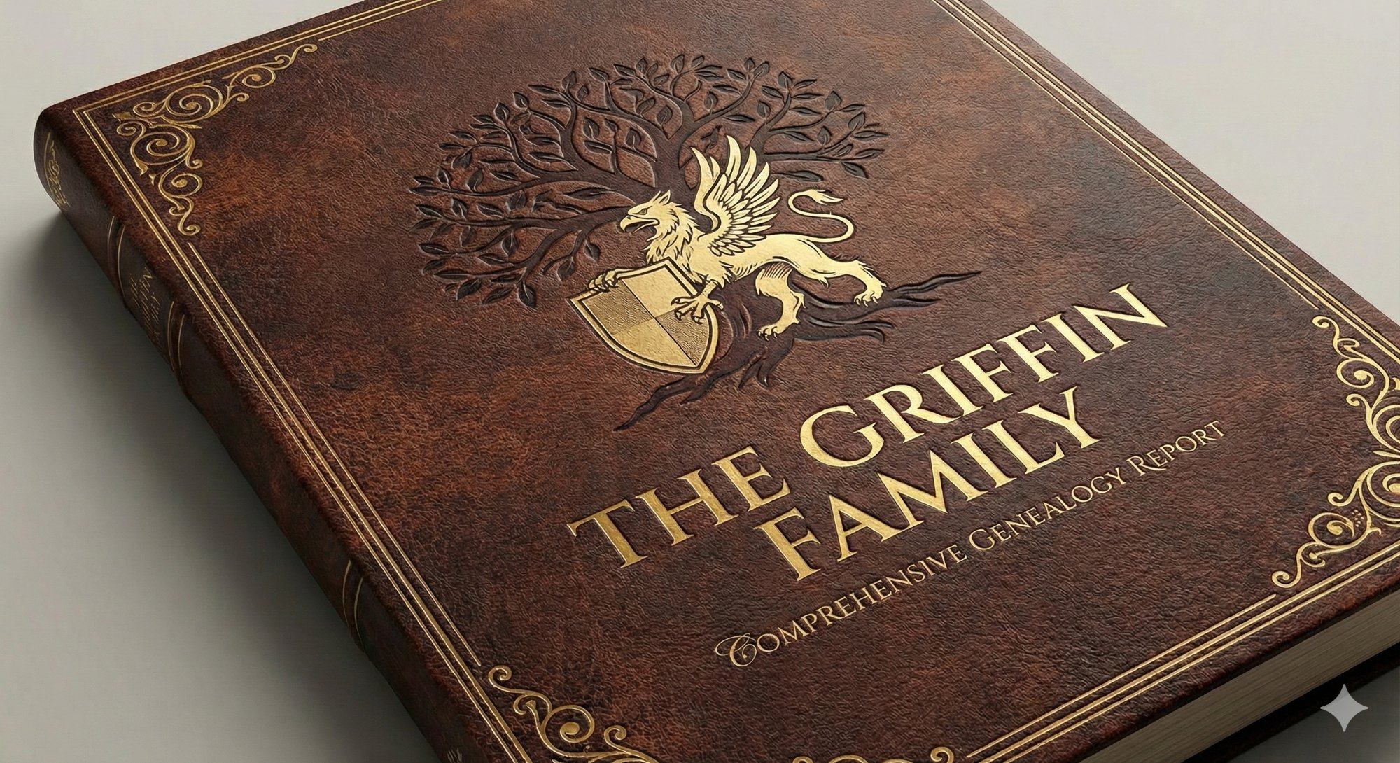 Comprehensive Genealogy Report - The Griffin Family sample book