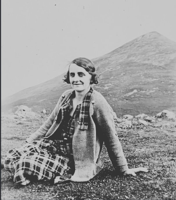 Mary Coyle, photographed in the Irish countryside